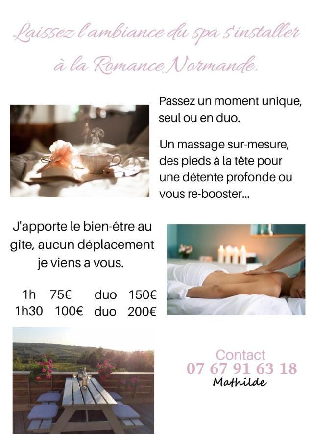 La Romance Normande Gite Balneo, Massages, 2 Pers. Les Authieux-sur-Calonne Exteriér fotografie